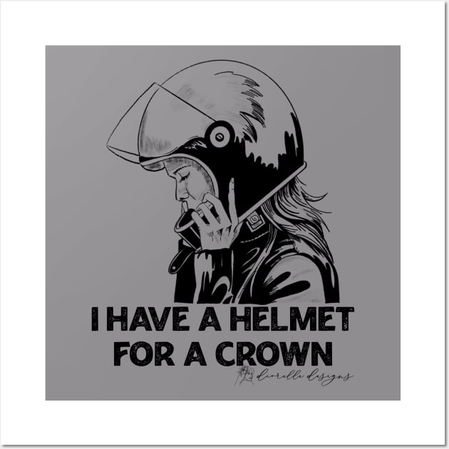 I have a helmet for a crown Wall Art by DiorelleDesigns